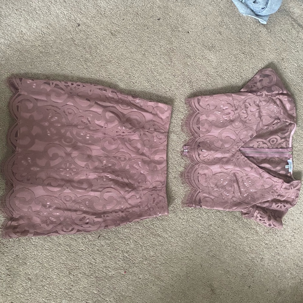 New Two Piece Set Pretty Mauve Color - image 4